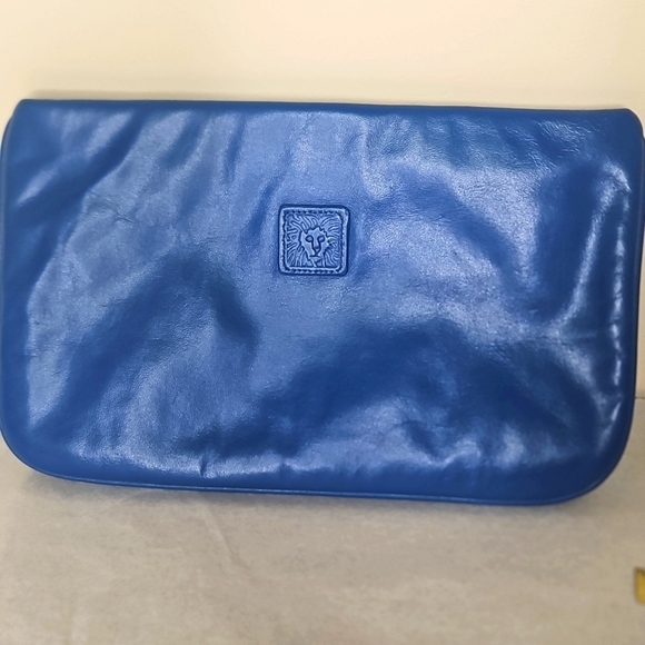 Anne Klein Handbags - ANNE Klein Clutch Bag By Calderon Blue EUC 6.5 x 12
